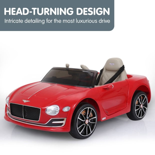Bentley Exp 12 Speed 6E Licensed Kids Ride On Electric Car Remote Control - Red Image 4