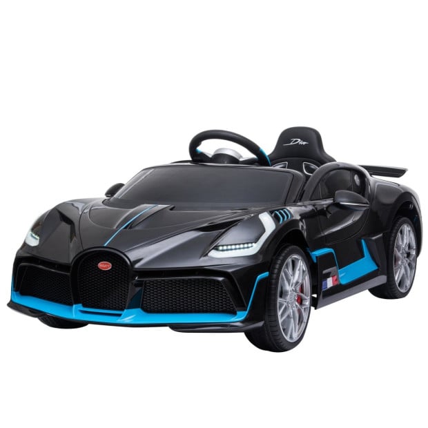 Authorised Bugatti Divo Electric Kids Car - Black Image 2