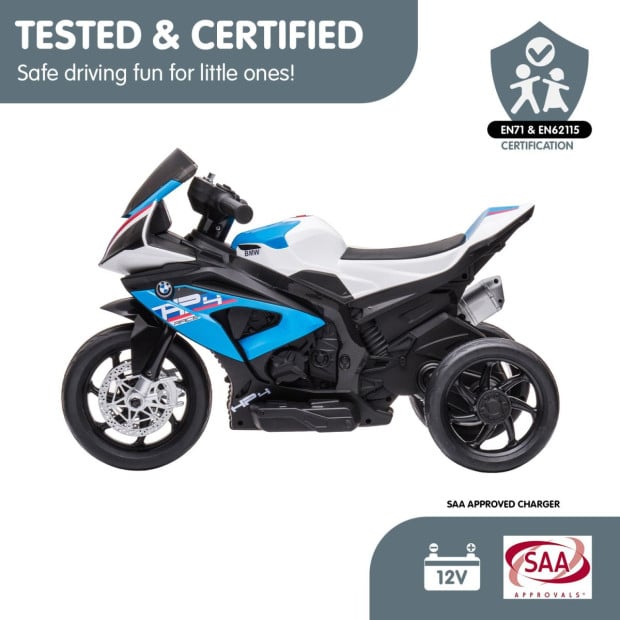 BMW HP4 Race Kids Toy Electric Ride On Motorcycle - Blue Image 11