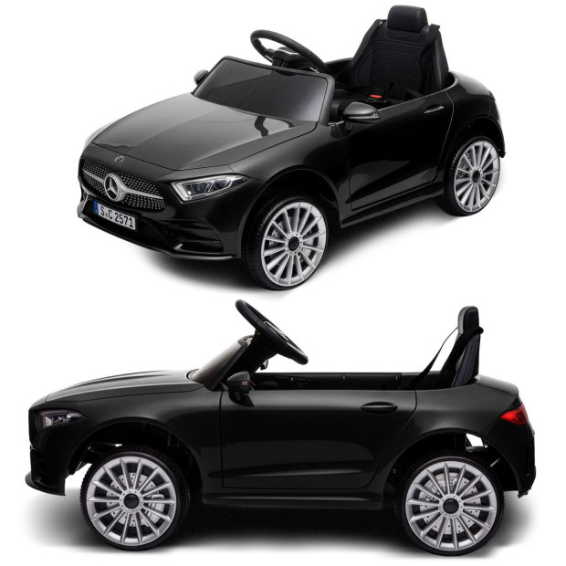 Mercedes Benz CLS 350 Kids Electric Ride On Car with Remote Control - Black Image 4