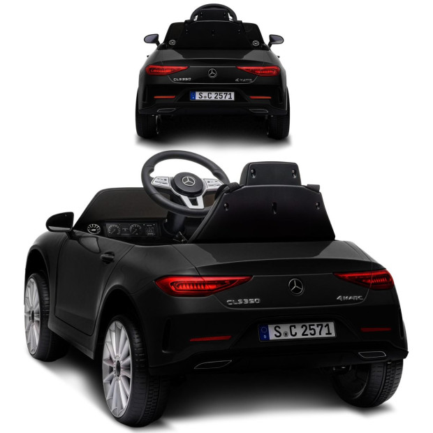 Mercedes Benz CLS 350 Kids Electric Ride On Car with Remote Control - Black Image 5