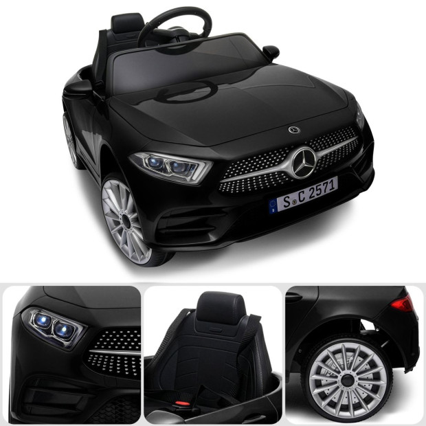 Mercedes Benz CLS 350 Kids Electric Ride On Car with Remote Control - Black Image 8