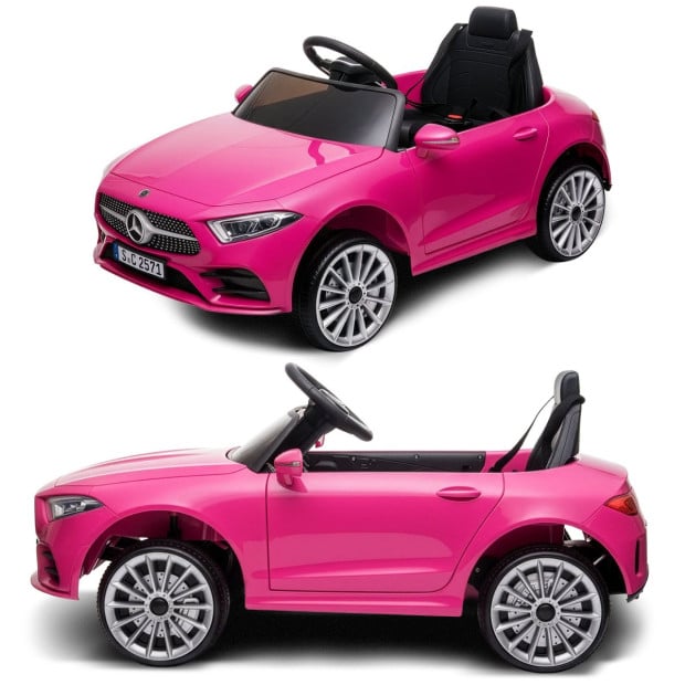 Mercedes Benz CLS 350 Kids Electric Ride On Car with Remote Control - Pink Image 4