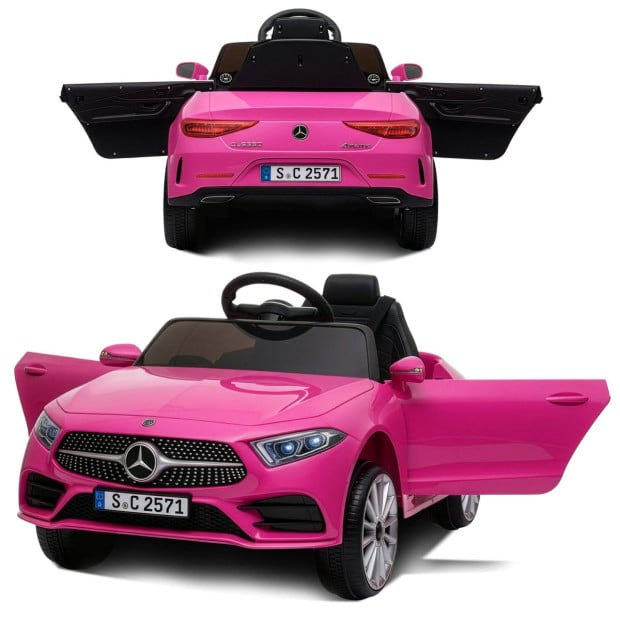 Mercedes Benz CLS 350 Kids Electric Ride On Car with Remote Control - Pink Image 6