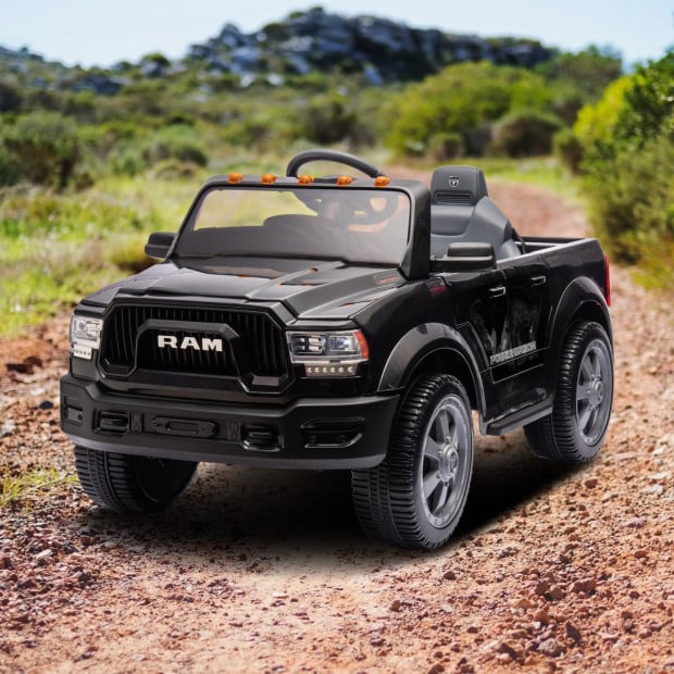 Dodge RAM Electric Kids Car - Black Image 9