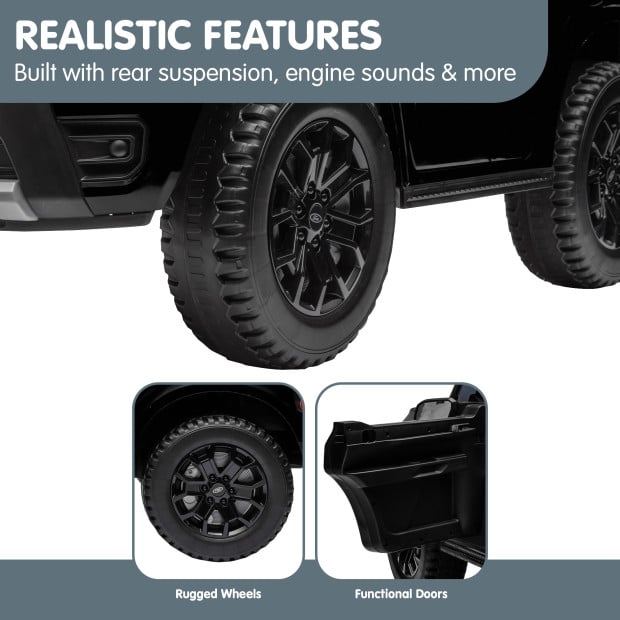 Ford Ranger Electric Kids Car - Black Image 9