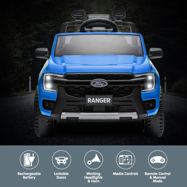 Ford Ranger Electric Kids Car - Blue Image 6