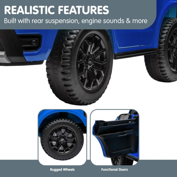 Ford Ranger Electric Kids Car - Blue Image 8