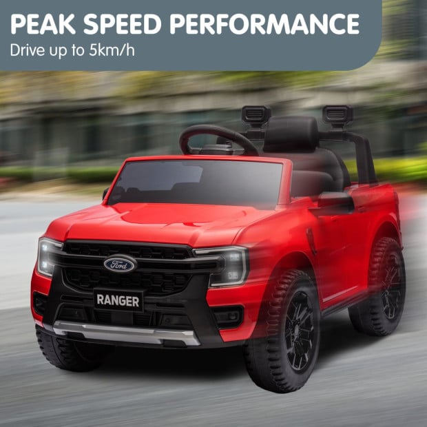 Ford Ranger Electric Kids Car - Red Image 9