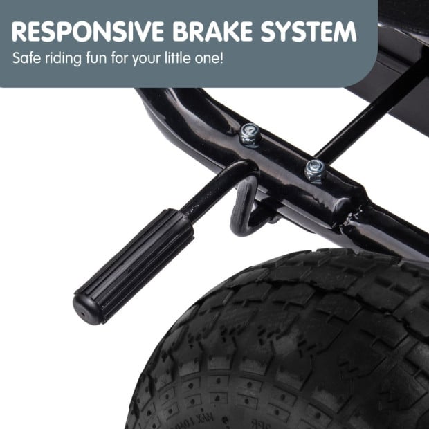 Kahuna Kids Ride On Pedal Powered G18 Go Kart - Red Image 11