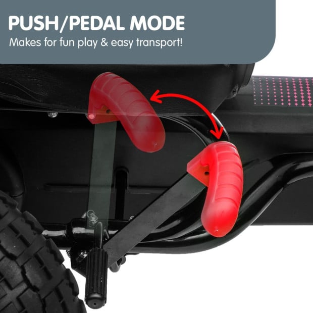 Kahuna Kids Ride On Pedal Powered G18 Go Kart - Red Image 9