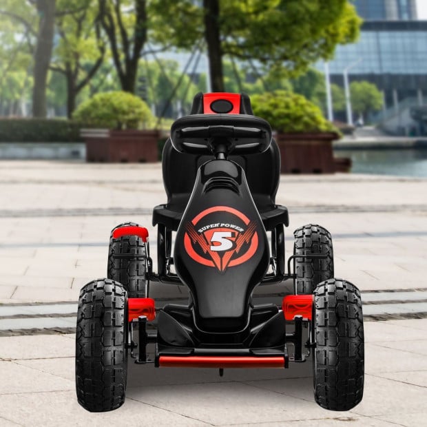 Kahuna Kids Ride On Pedal Powered G18 Go Kart - Red Image 4