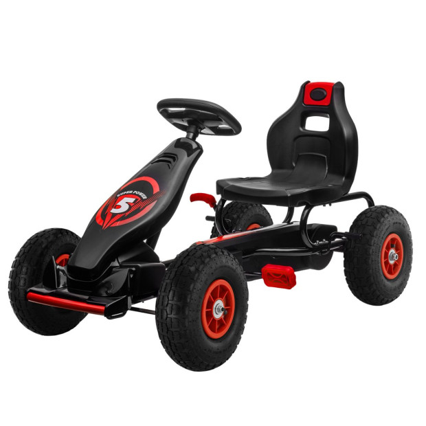 Kahuna Kids Ride On Pedal Powered G18 Go Kart - Red Image 2