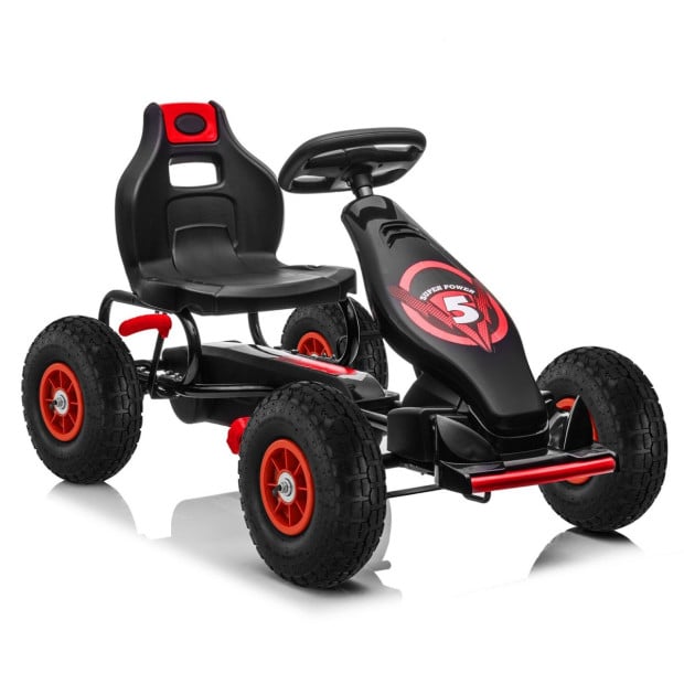 Kahuna Kids Ride On Pedal Powered G18 Go Kart - Red Image 3