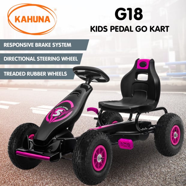 Pink pedal go kart 2025