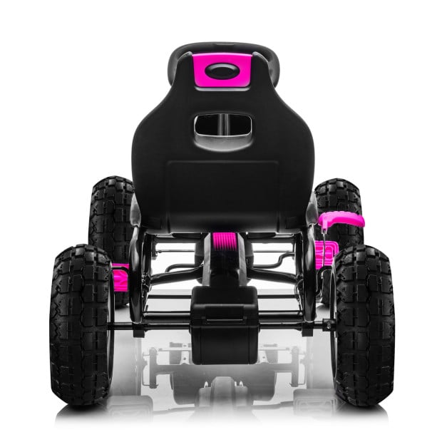 Kahuna Kids Ride On Pedal Powered G18 Go Kart - Rose Pink Image 14