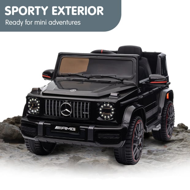 Mercedes Benz AMG G63 Licensed Electric Kids Car Remote Control - Black Image 6