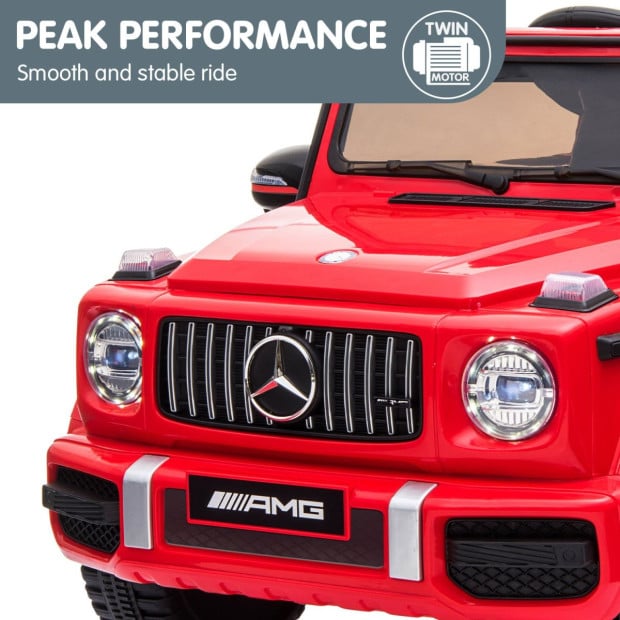 Mercedes Benz AMG G63 Licensed Electric Kids Car Remote Control - Red Image 9