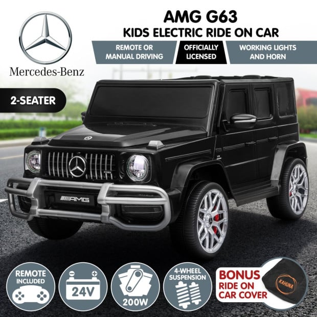 Kahuna Mercedes Benz AMG G63 Kids Electric Two Seater Ride On Car with Remote Control Image 14