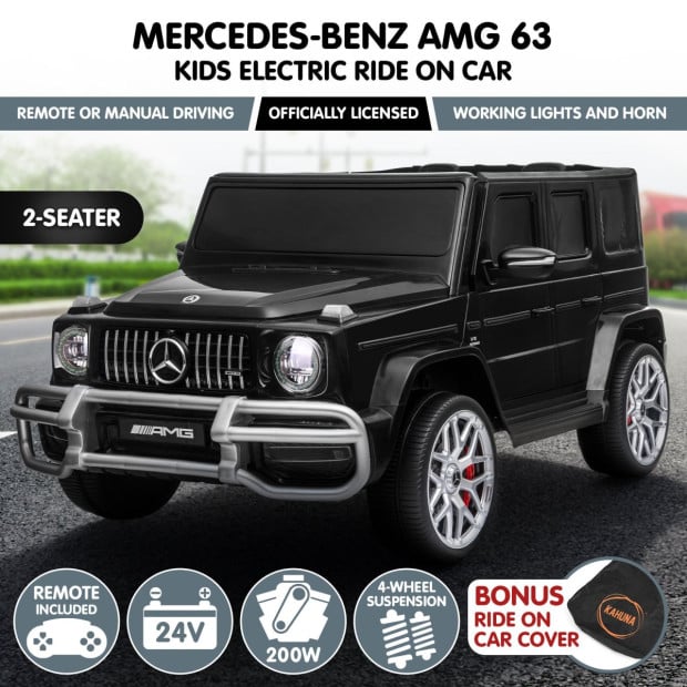 Kahuna Mercedes Benz AMG G63 Kids Electric Two Seater Ride On Car with Remote Control Image 2