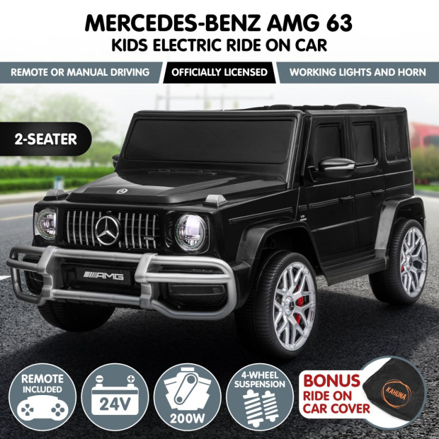 Kahuna Mercedes Benz AMG G63 Kids Electric Two Seater Ride On Car with Remote Control Image 2