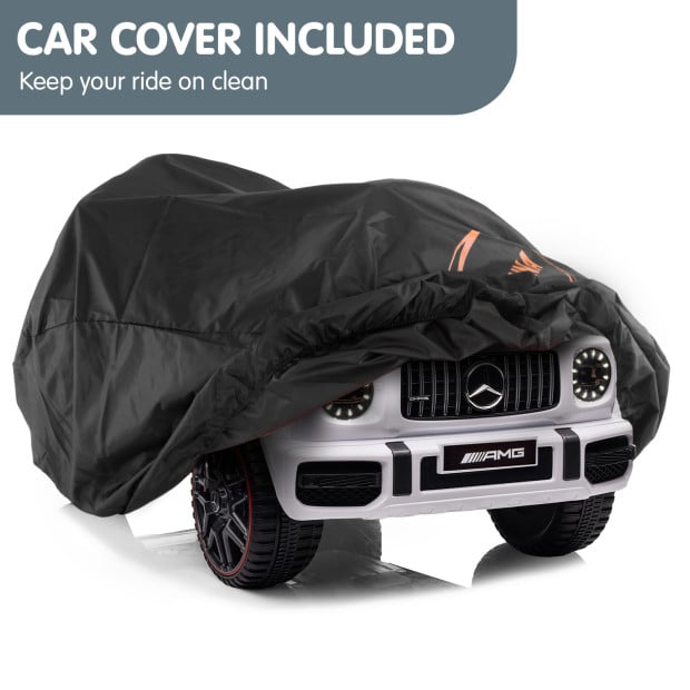 Mercedes Benz AMG G63 Licensed Electric Kids Car Remote Control - White Image 13