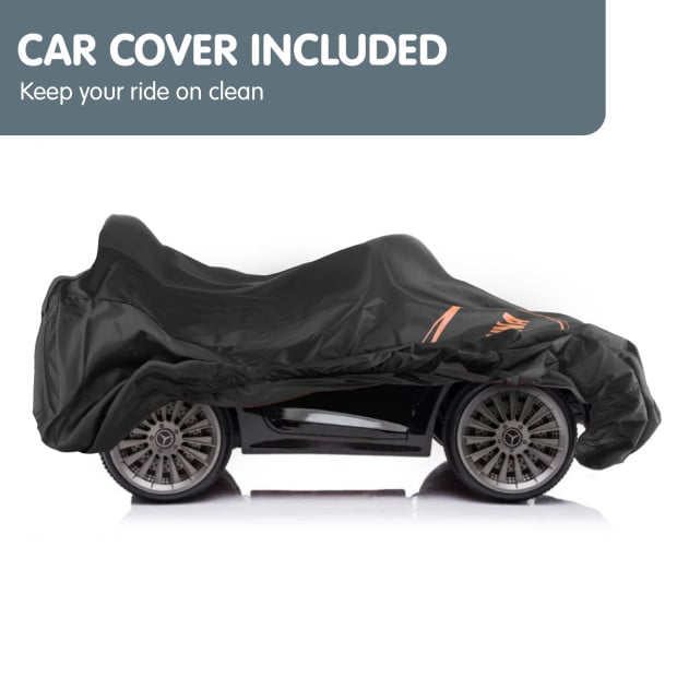 Mercedes Benz Licensed Kids Electric Ride On Car Remote Control Black Image 3