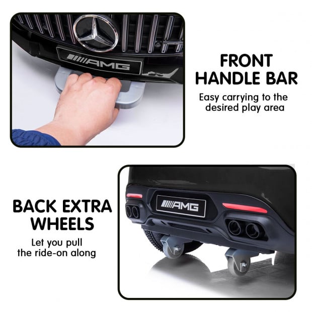 Mercedes Benz Licensed Kids Electric Ride On Car Remote Control Black Image 8
