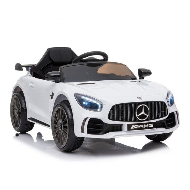 Mercedes Benz Licensed Kids Electric Ride On Car Remote Control White Image 13