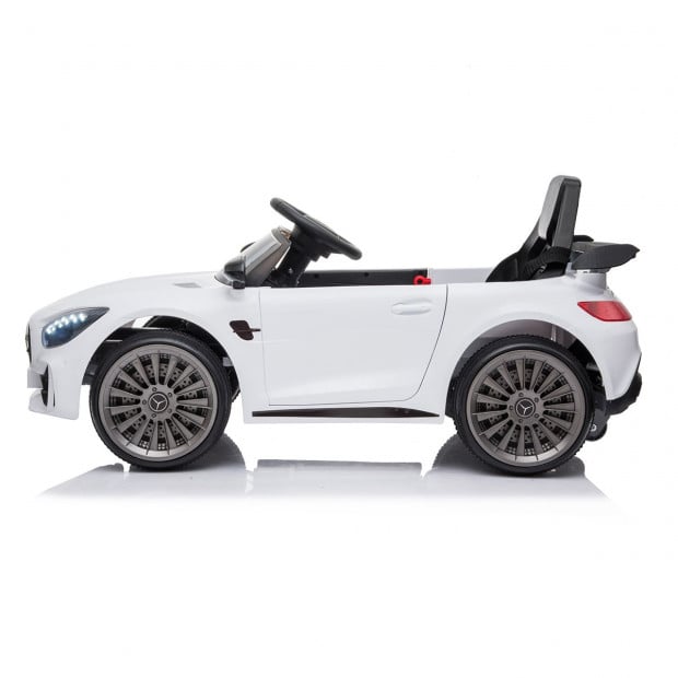 Mercedes Benz Licensed Kids Electric Ride On Car Remote Control White Image 10
