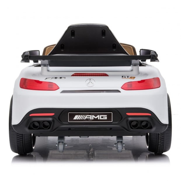 Mercedes Benz Licensed Kids Electric Ride On Car Remote Control White Image 11