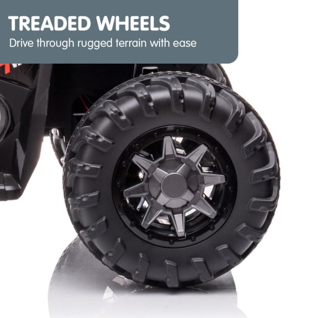 Kahuna GTS99 Kids Toy Electric Ride On Quad Bike 50W ATV - Black Image 10
