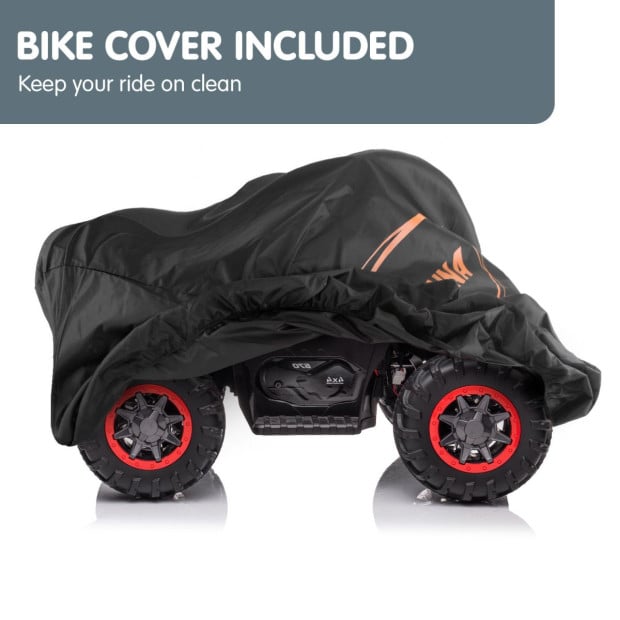 Kahuna GTS99 Kids Toy Electric Ride On Quad Bike 50W ATV - Red Image 3