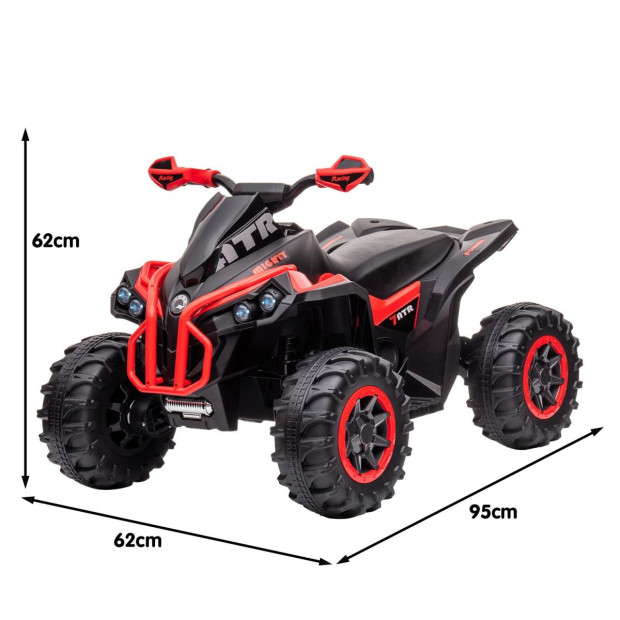 Kahuna GTS99 Kids Toy Electric Ride On Quad Bike 50W ATV - Red Image 4