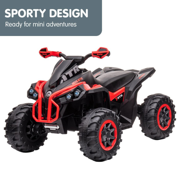 Kahuna GTS99 Kids Toy Electric Ride On Quad Bike 50W ATV - Red Image 5