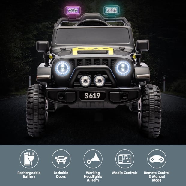 Kahuna S619 Gravity Electric Kids Car - Black Image 6