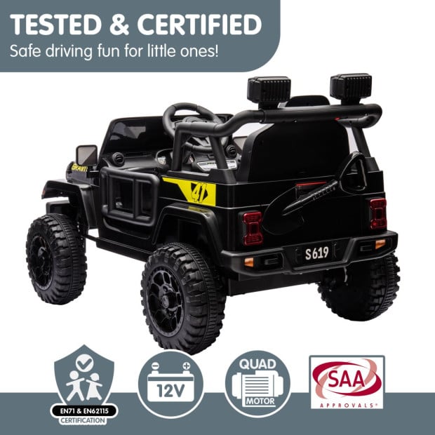 Kahuna S619 Gravity Electric Kids Car - Black Image 10