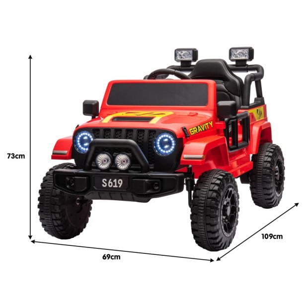 Kahuna S619 Gravity Electric Kids Car - Red Image 3
