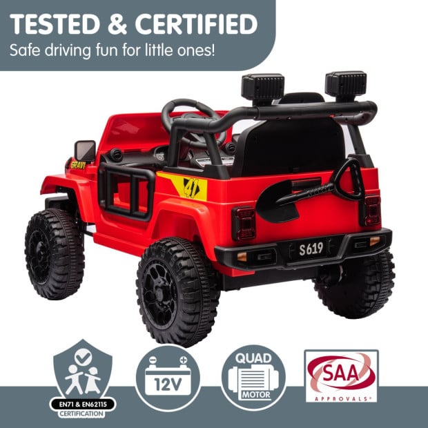 Kahuna S619 Gravity Electric Kids Car - Red Image 8