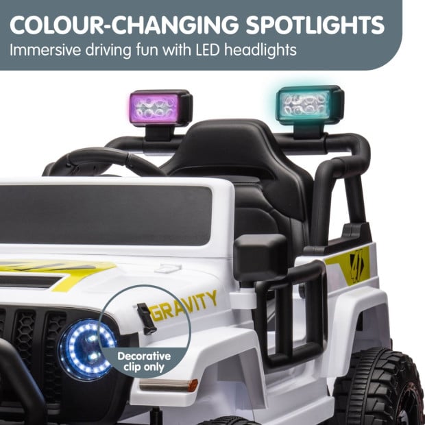 Kahuna S619 Gravity Electric Kids Car - White Image 6