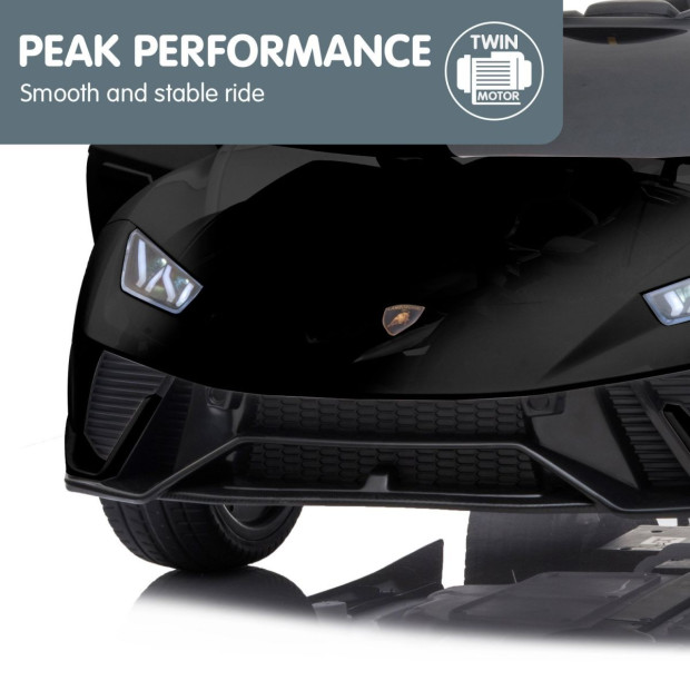 Lamborghini Performante Electric Kids Car Remote Control - Black Image 13