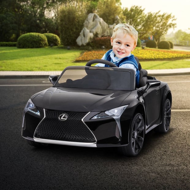Authorised Lexus LC 500 Electric Kids Car - Black Image 10