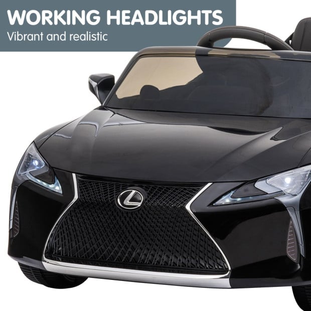 Authorised Lexus LC 500 Electric Kids Car - Black Image 6