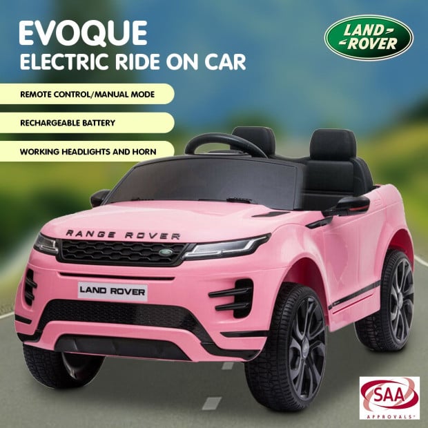 Land Rover Licensed Electric Kids Car Remote Control - Pink Image 13