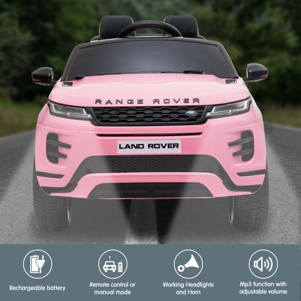 Land Rover Licensed Electric Kids Car Remote Control - Pink Image 4