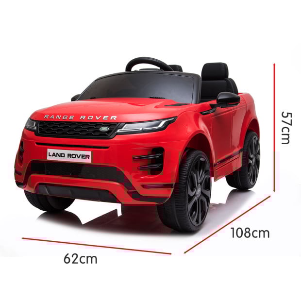 Land Rover Licensed Kids Electric Ride On Car Remote Control - Red Image 13