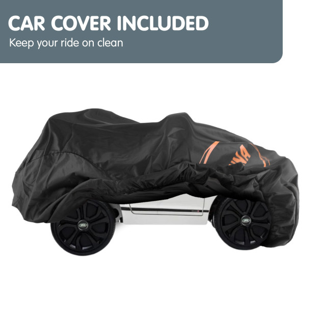Land Rover Licensed Kids Electric Ride On Car Remote Control - White Image 2
