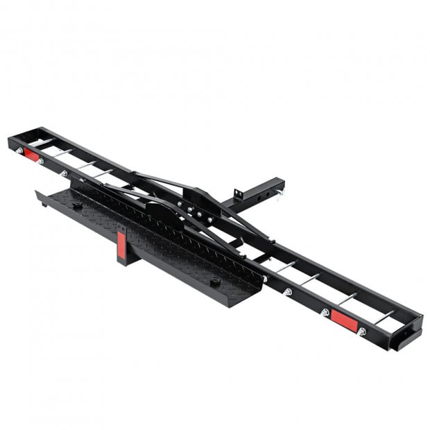 Motorcycle Carrier Hauler 2 Hitch Mount Rack Ramp Anti Tilt Tow Bar
