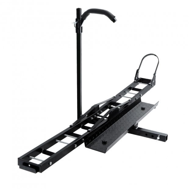 Motorcycle Carrier Rack 2 Towbar Arm Rack Dirt Bike Ramp Steel Image 3