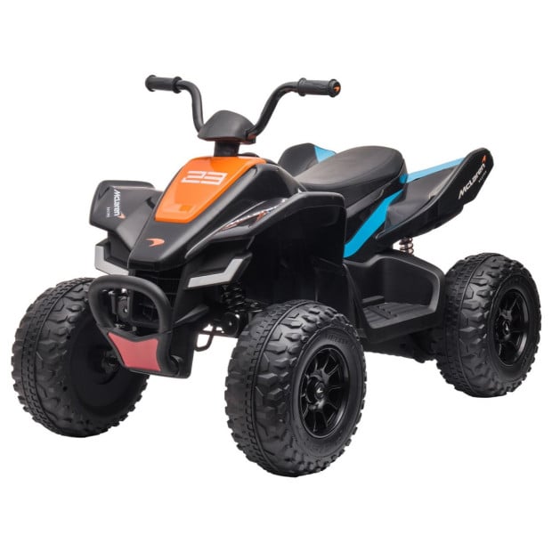 McLaren MCL35 Kids Toy Electric Quad Bike- Black Image 16